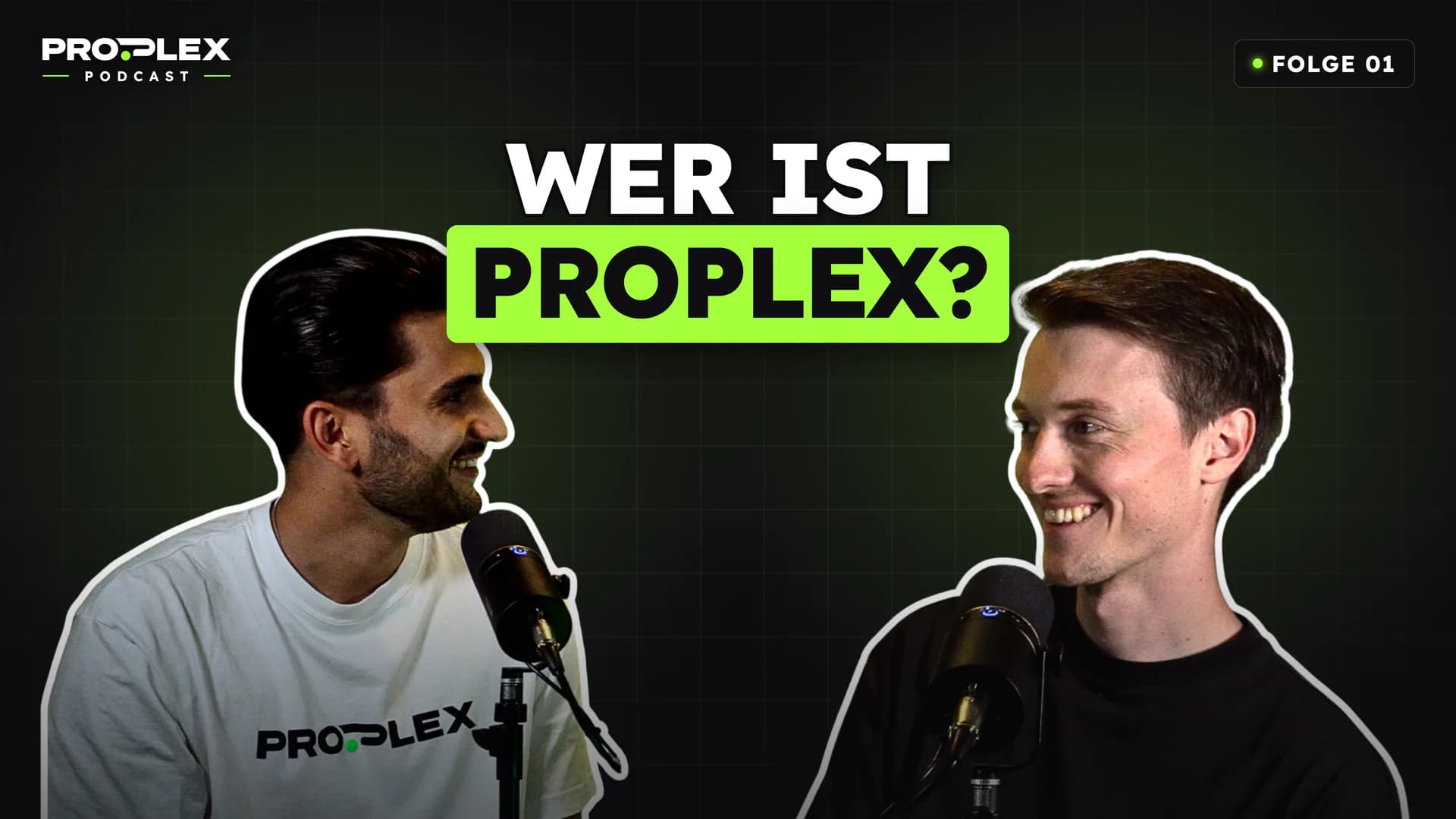 Christoph und Lukas im Proplex-Podcaststudio