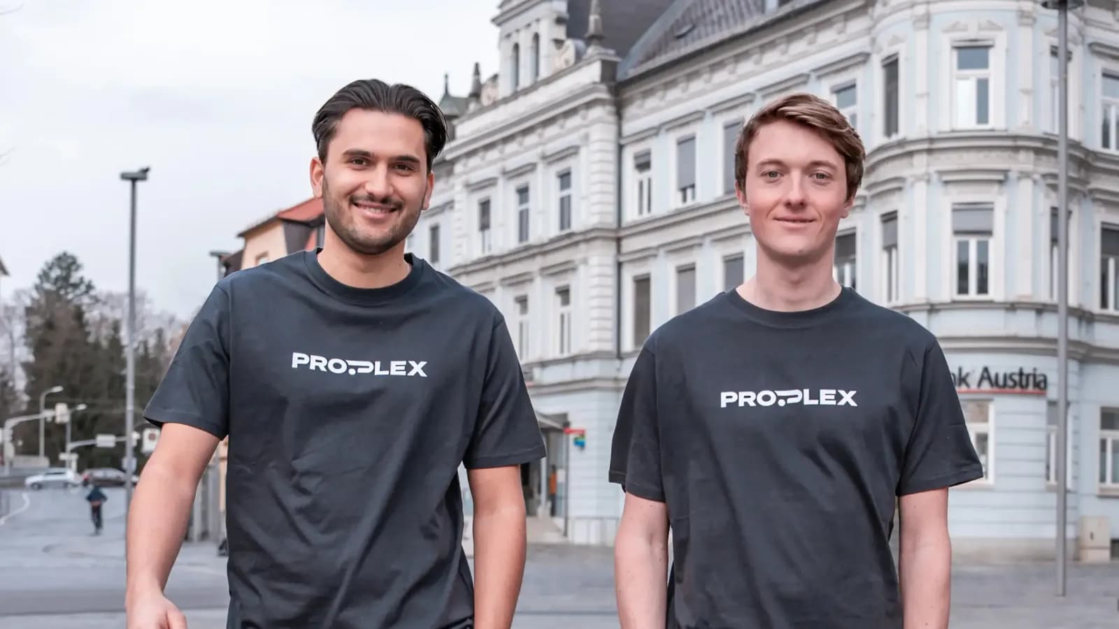 Christoph Steiner and Lukas Stattmann, the founders of Proplex